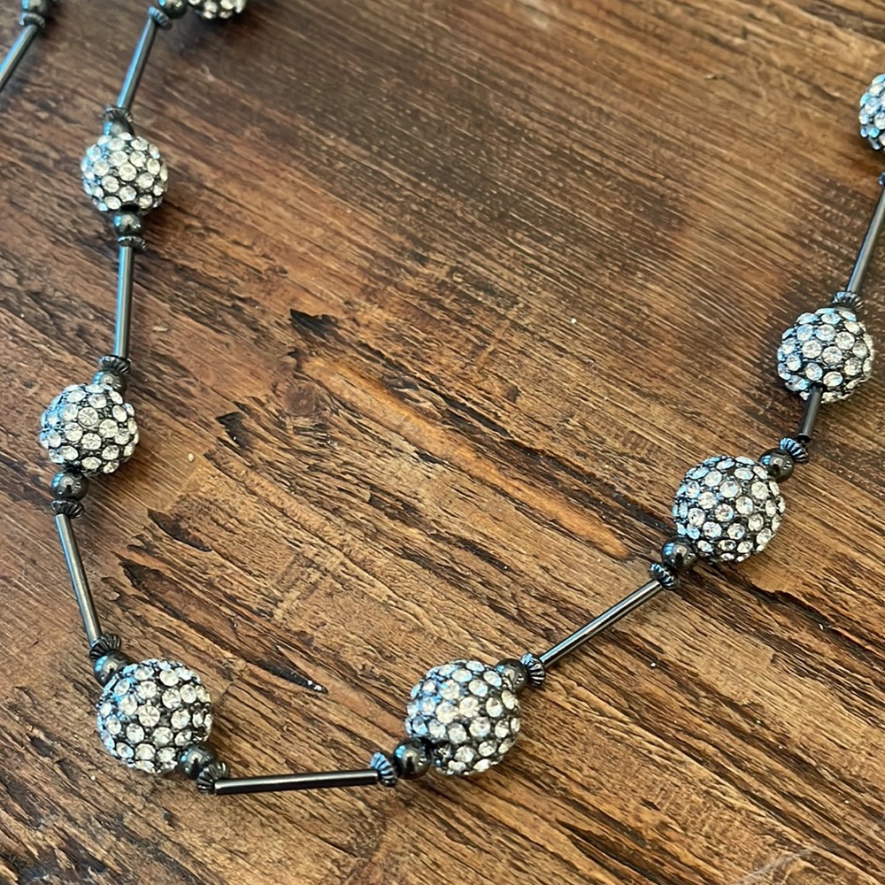 NWT Chicos Rhinestone Necklace - Picture 2 of 3